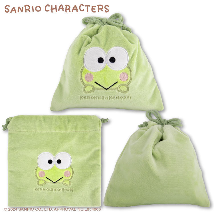サンリオキャラクターズ コラボ ふわふわ巾着 ゆるっとシンプル