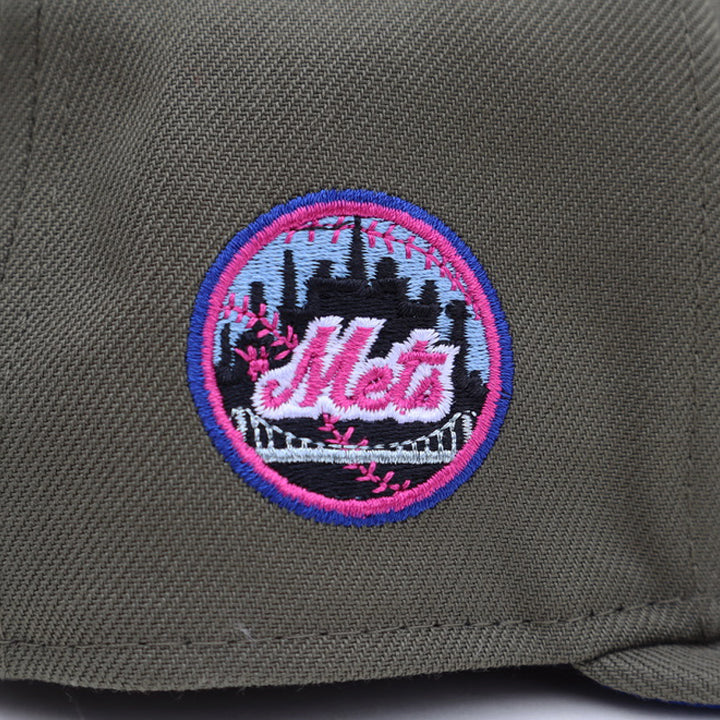 METS APPLE (Olive Green) | New Era fitted