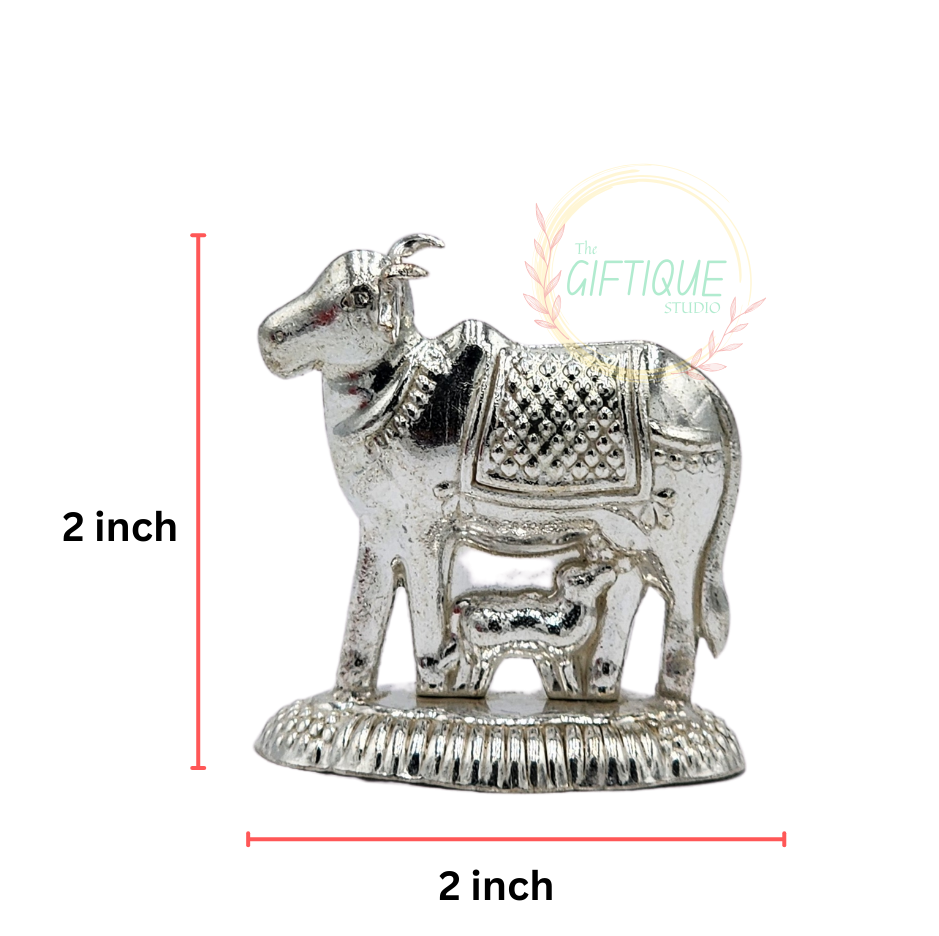 German Silver Cow & Calf – The Giftique Studio