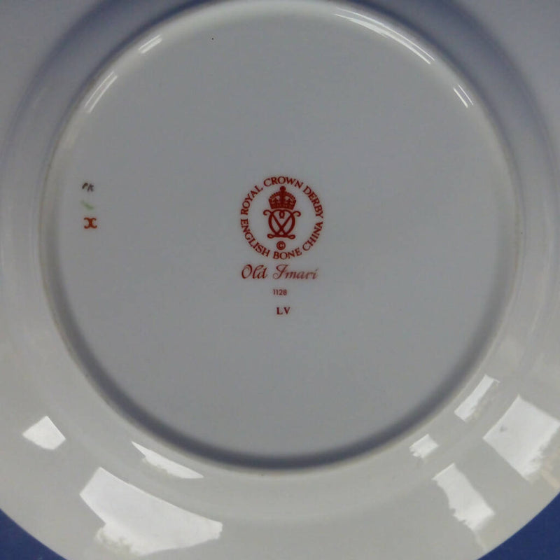 Royal Crown Derby Old Imari 1128 Solid Gold Band Salad Plate