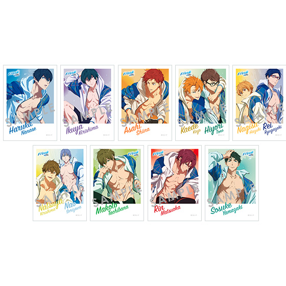 Free! CD Jacket Illustration Series ミニブロマイド(全9種・ランダム