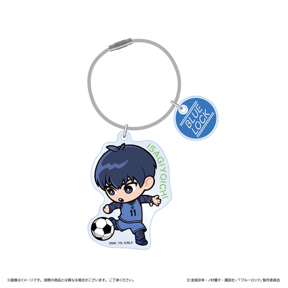 ブルーロック トレーディングワイヤーリングアクリルキーホルダー(全6