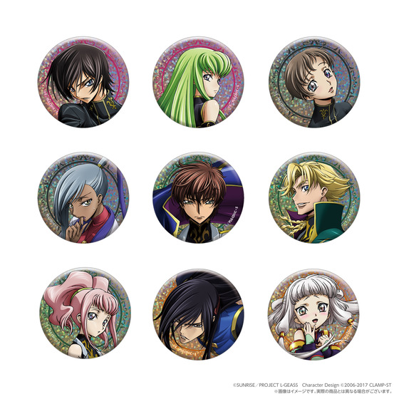 コードギアス 反逆のルルーシュ R2 Blu-ray&DVDイラスト缶バッジ vol.1