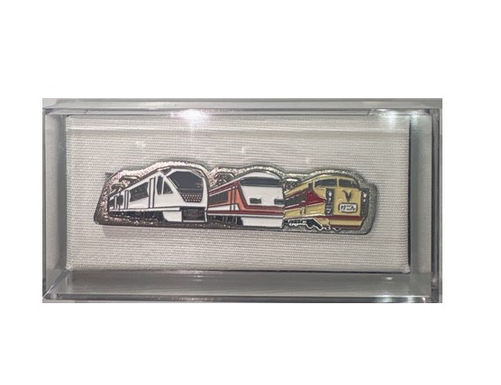 日光線歴代特急車両ネクタイピン