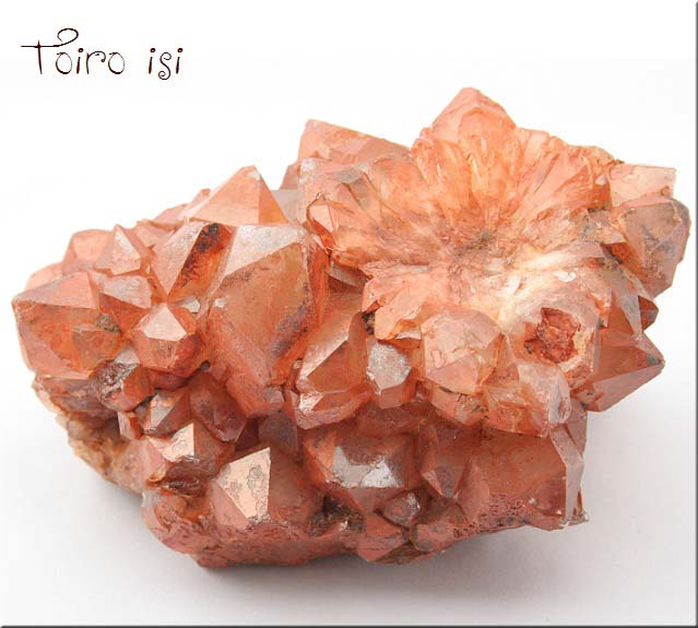 赤水晶 クラスター - トイロ石