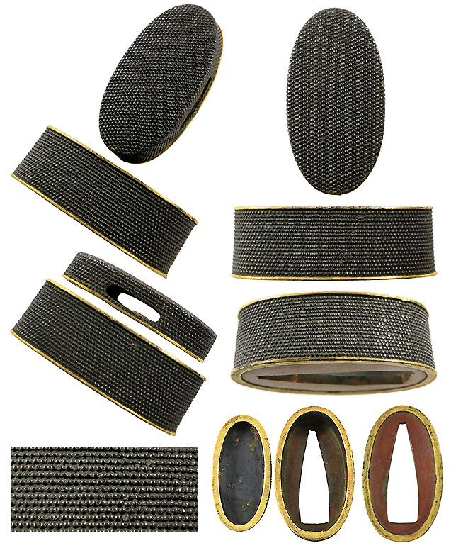 日本刀の縁頭｜赤銅七々子地縁頭｜日本刀 刀剣販売 専門店・東京【十拳】