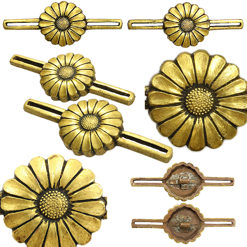 日本刀の目貫｜金象嵌菊図｜日本刀専門店・東京【十拳】