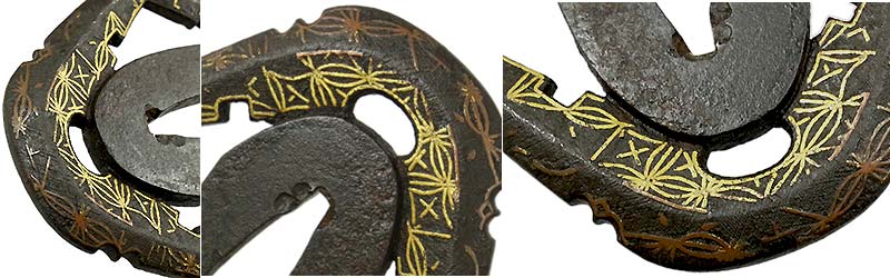 日本刀の鐔・鍔｜鉄地鞍透かし｜日本刀専門店・東京【十拳】