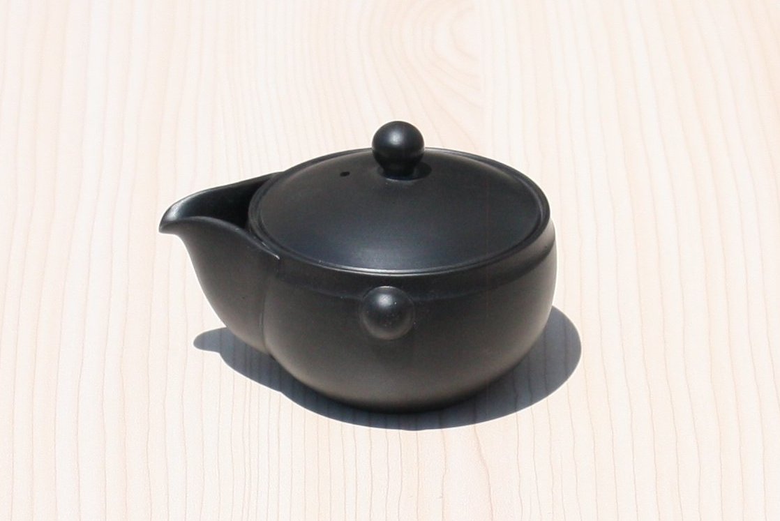 谷川仁 白泥藻掛け急須 200ml 陶製茶こし jin01 - 常滑焼急須館