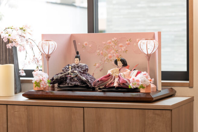 二人タイプの親王飾り。東玉公式オンラインストアから人気のオリジナル
