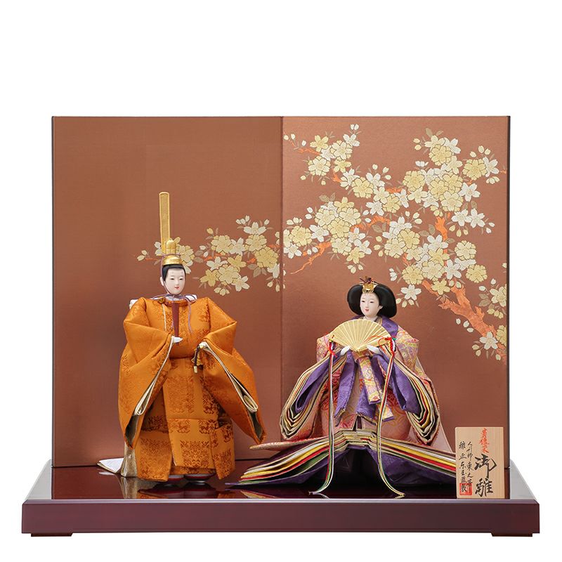 東玉の雛人形｜伝統美を彩る洗練の色「人形師：東之華」のお雛様