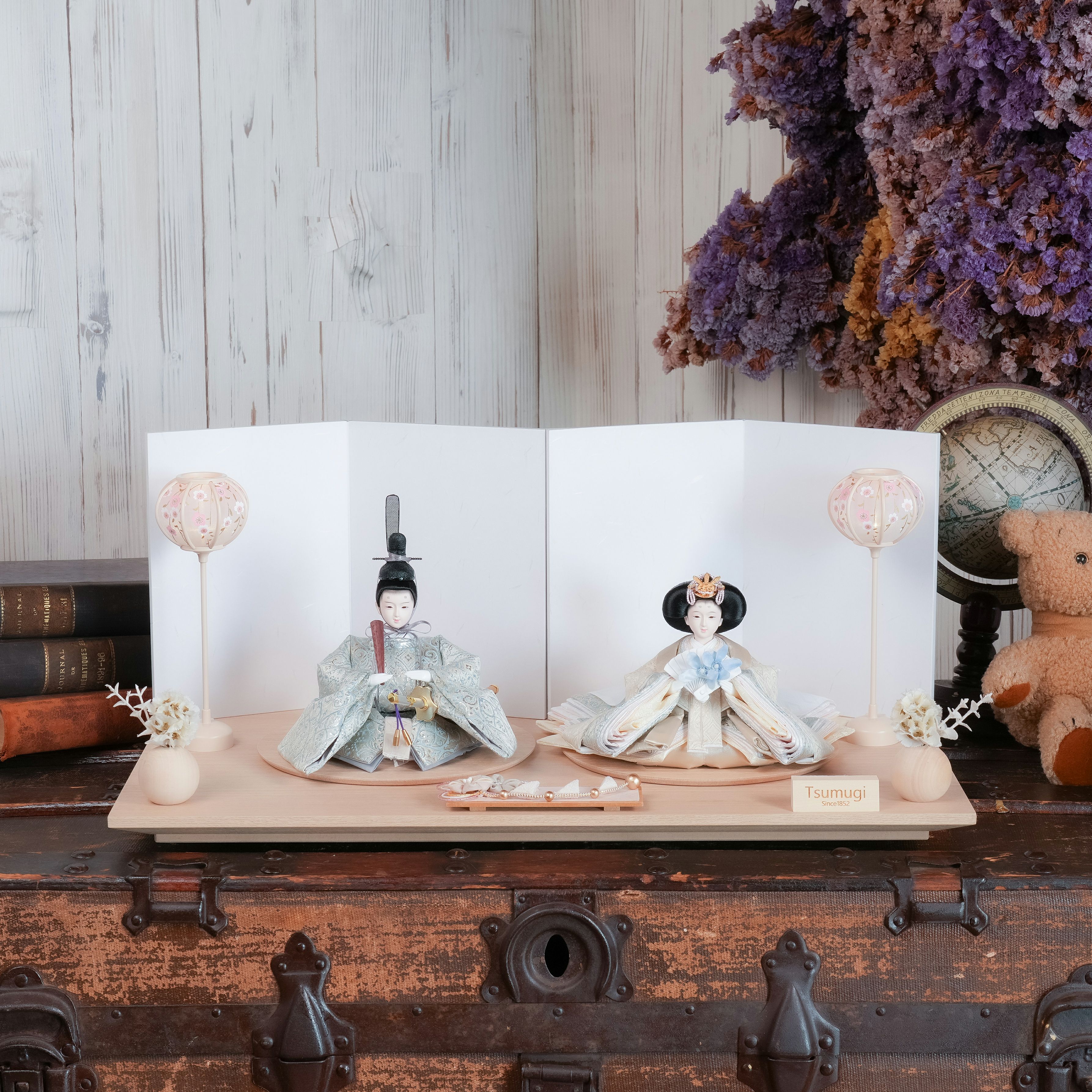 親王飾り「雫」 | つむぎ 親王飾り | 人形の東玉