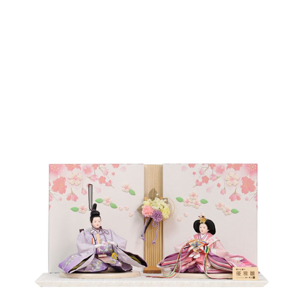 雛人形を守り、美しく見せるガラスケースは単体のみでも販売しています