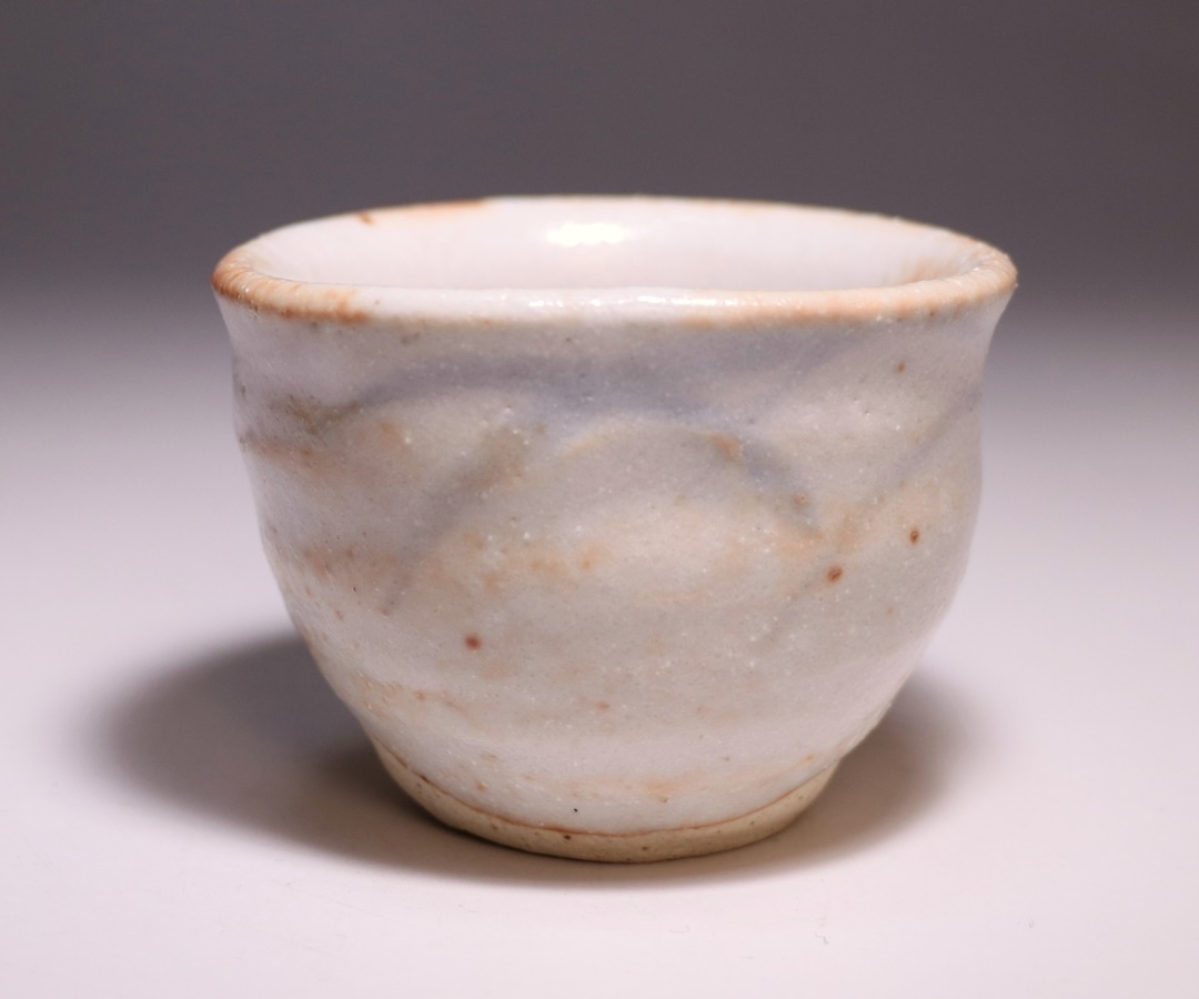 二代藤原楽山 作 「青備前ぐい呑」 ～備前焼専門卸小売店 川口陶楽苑～