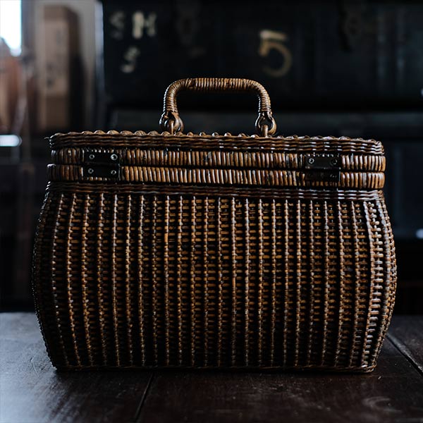 籐製のピクニックバスケット – zakka store towi