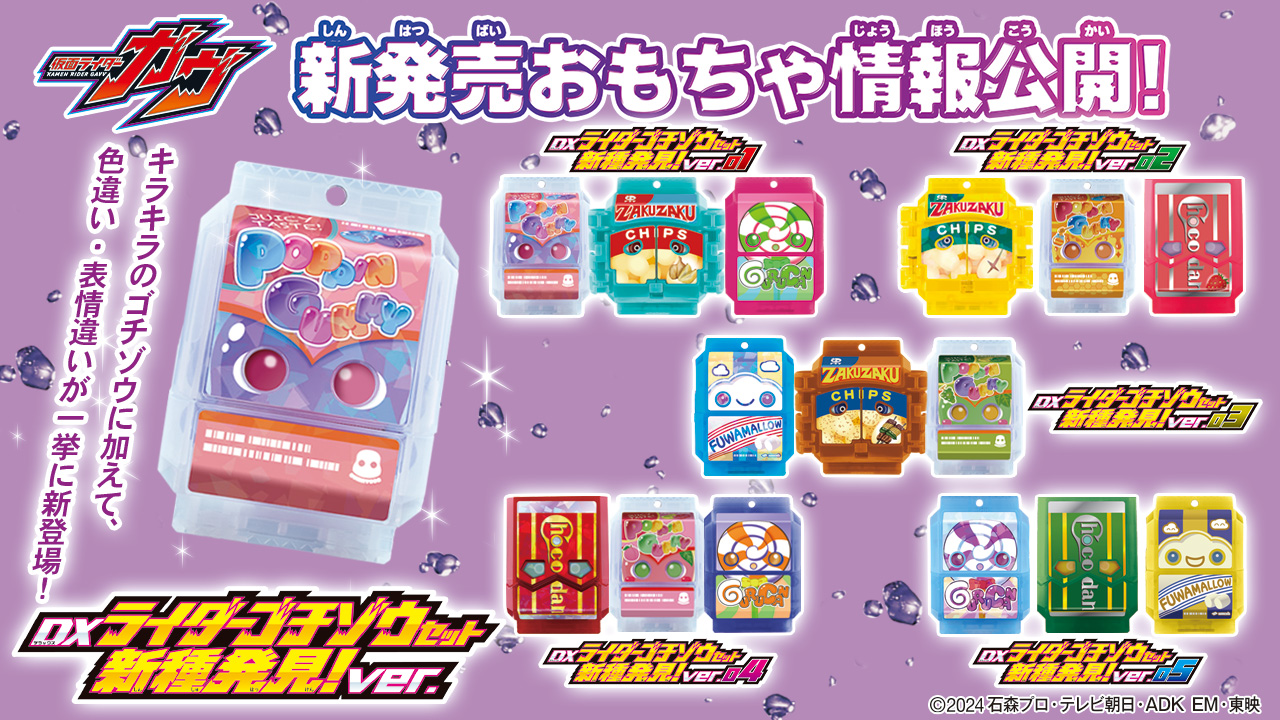 DXライダーゴチゾウセット・DXライダーゴチゾウシリーズ 新種発見