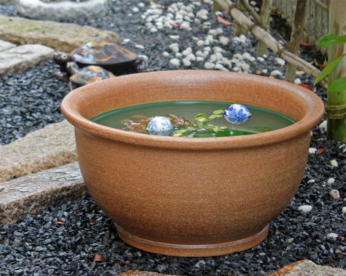 楽天市場】【ポイント10倍】信楽焼 睡蓮鉢 窯肌鈴型 20号 大型 60cm位