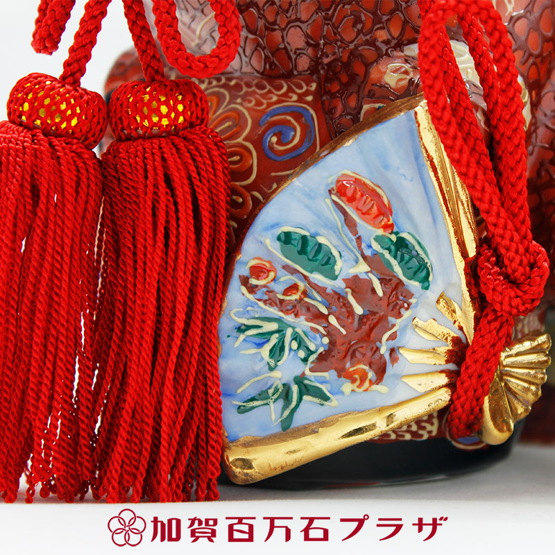 楽天市場】扇獅子 赤盛 5号 高さ17cm 九谷焼【ラッピング対応可能商品