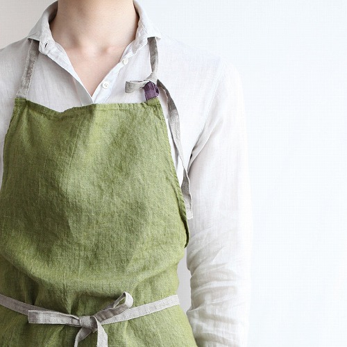楽天市場】【特典付き】 リーノエリーナ フルエプロン マノン オリーブ