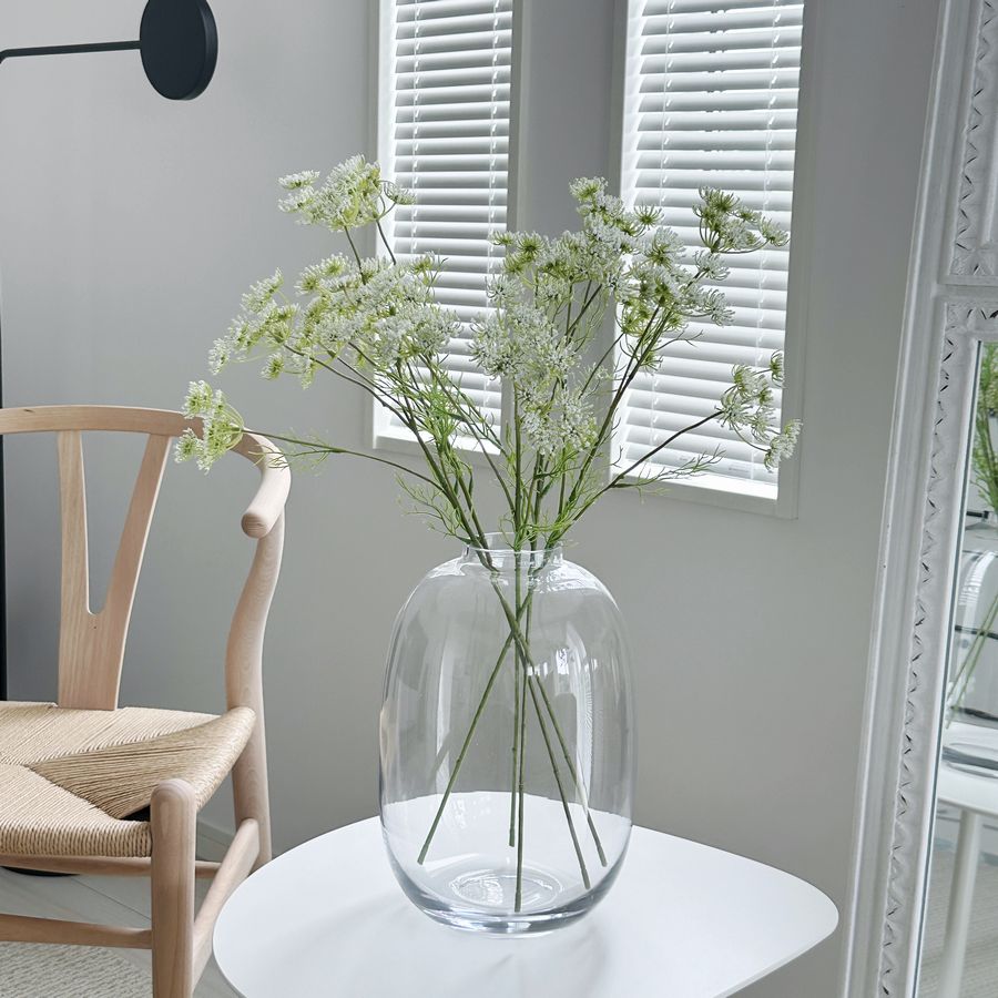 楽天市場】フラワーベース 花瓶 おしゃれ バルーンベース ガラス