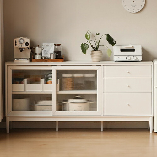 楽天市場】キャビネット 木製 幅125cm 幅180cm 食器棚 幅150cm