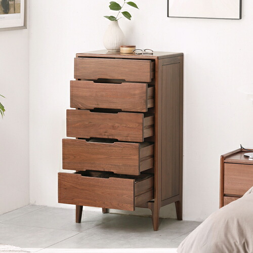 楽天市場】キャビネット 幅58cm チェスト 引出し収納 無垢材