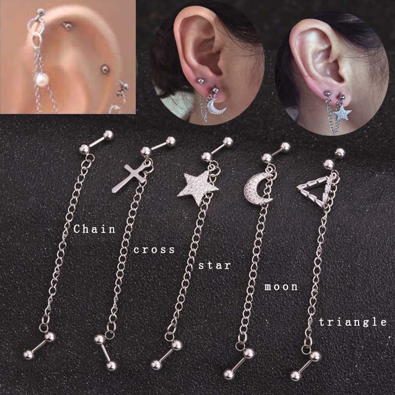 楽天市場】チェーンダブル ストレートバーベル/1個販売 18G 18ゲージ