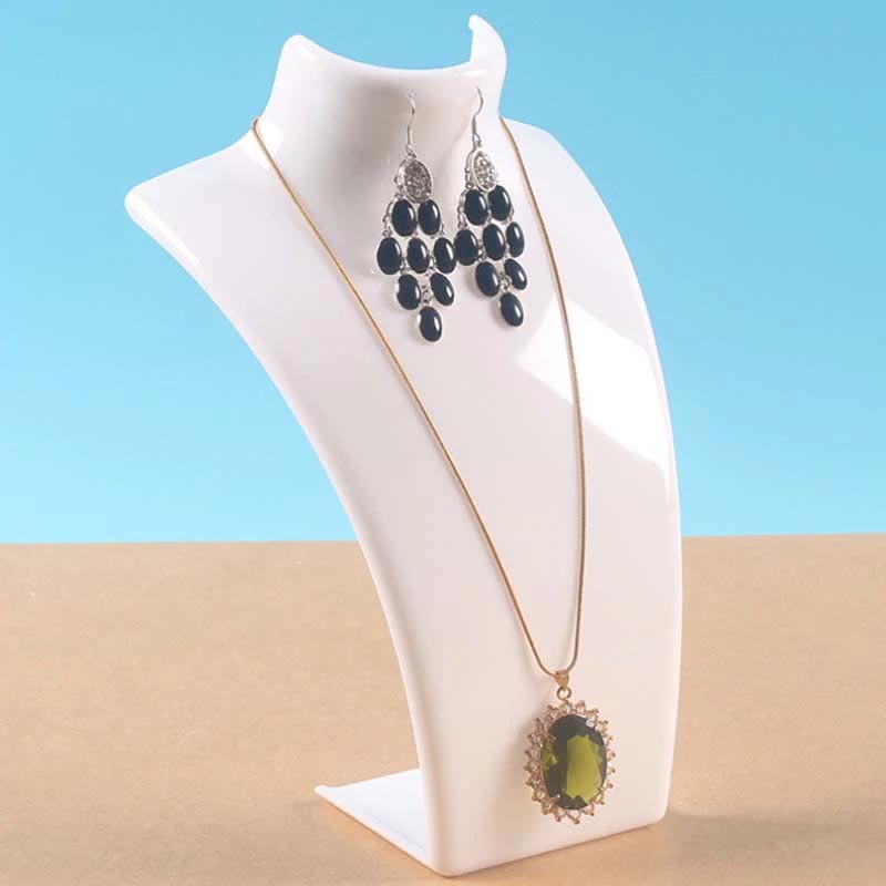 楽天市場】アクリルトルソーピアスネックレススタンド 1個販売 クリア