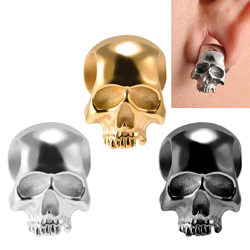 楽天市場】[16mm相当 ボディピアス] 頭蓋骨ウエイト ボディーピアス 16