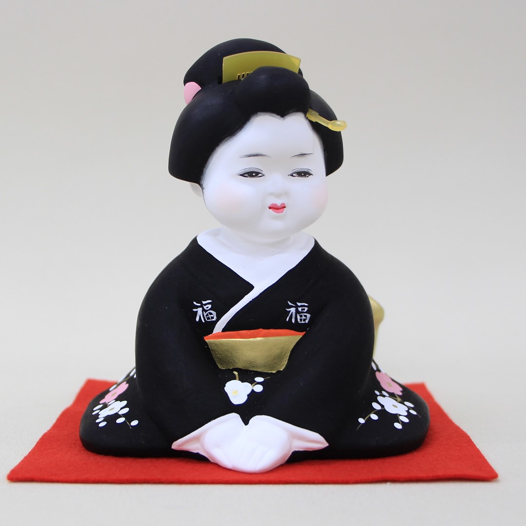 楽天市場】お福さん（ミニ）【博多人形】 : 人形のモリシゲ