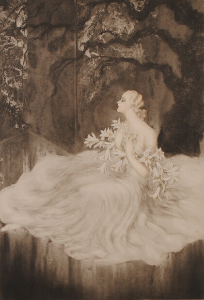 楽天市場】ルイ・イカール リリィ 人物画 絵画 女性 アールデコ