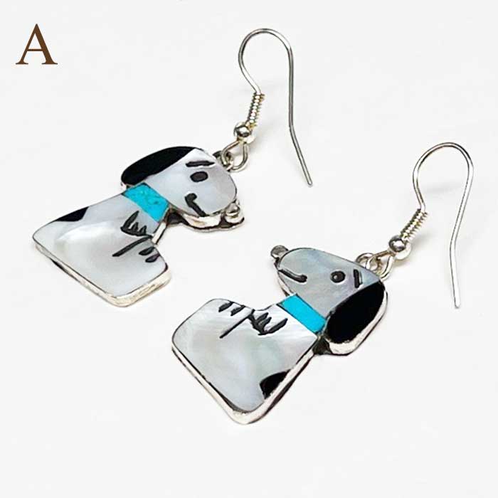 楽天市場】インディアンジュエリー ズニ族 スヌーピー インレイ