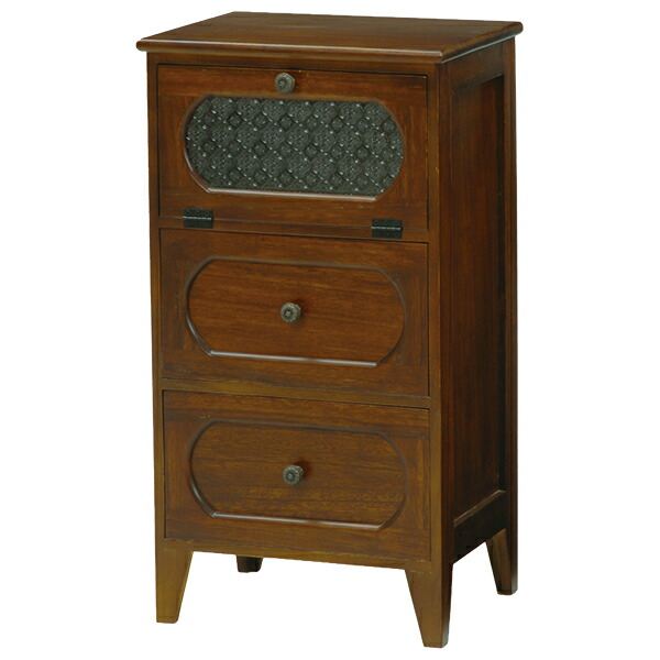 楽天市場】【Retro】 チェスト 木製 3段 おしゃれ アンティーク レトロ