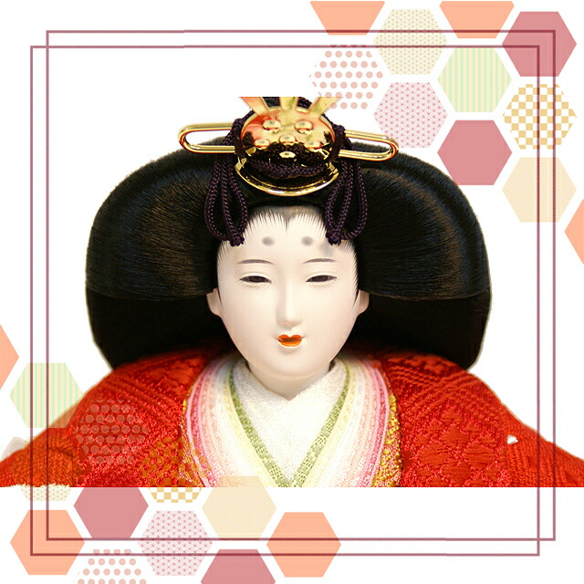 楽天市場】雛人形 吉徳大光 江都みやび 春窓雛 親王飾り 305-157 お