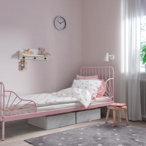 楽天市場】【NEW】IKEA イケア MINNEN ミンネン伸長式ベッドフレームと