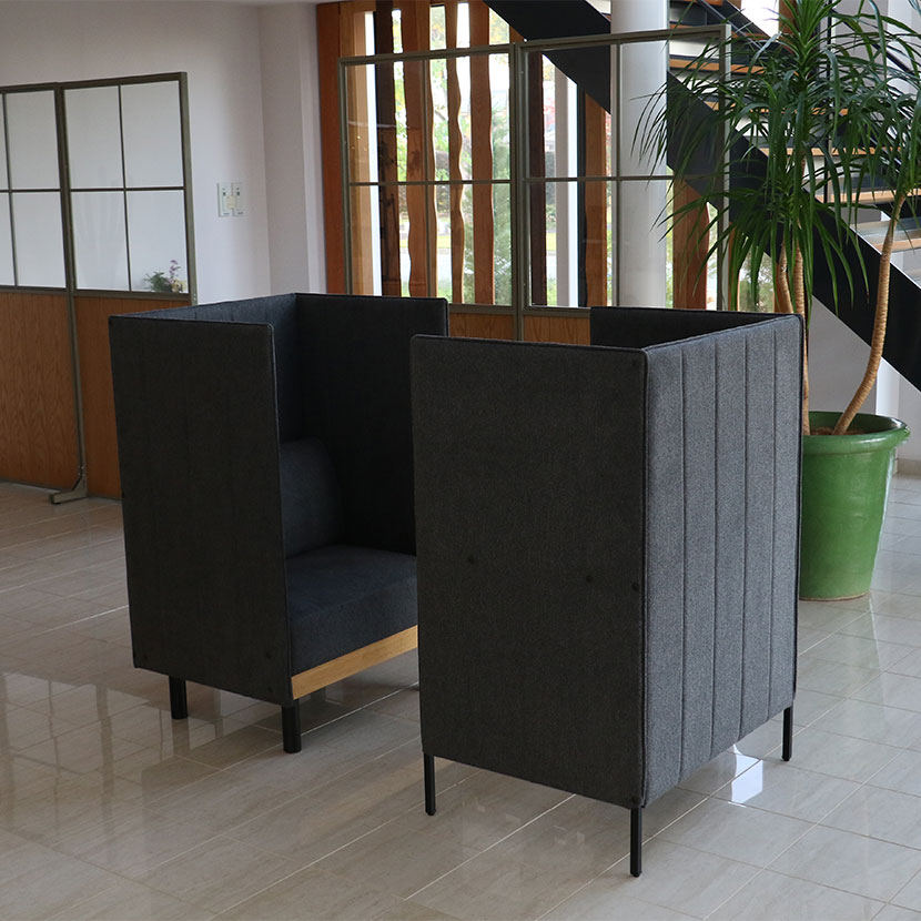 楽天市場】ブースソファ ソファ 1人用ブース 個室ブース パーソナル