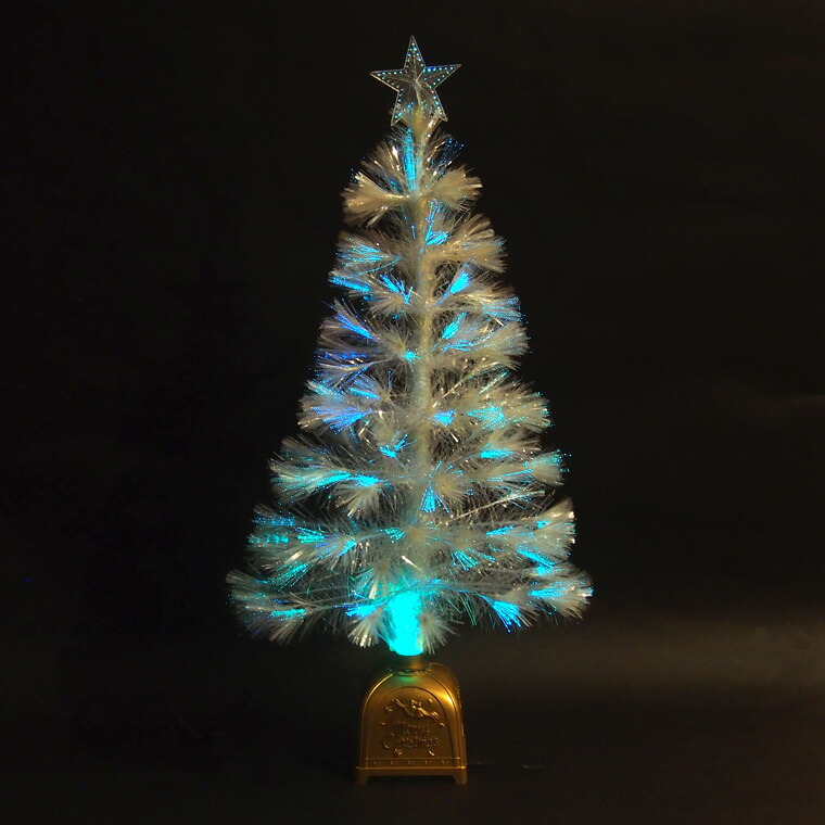 楽天市場】クリスマスツリー90cmホワイト ファイバーツリー 北欧 豪華