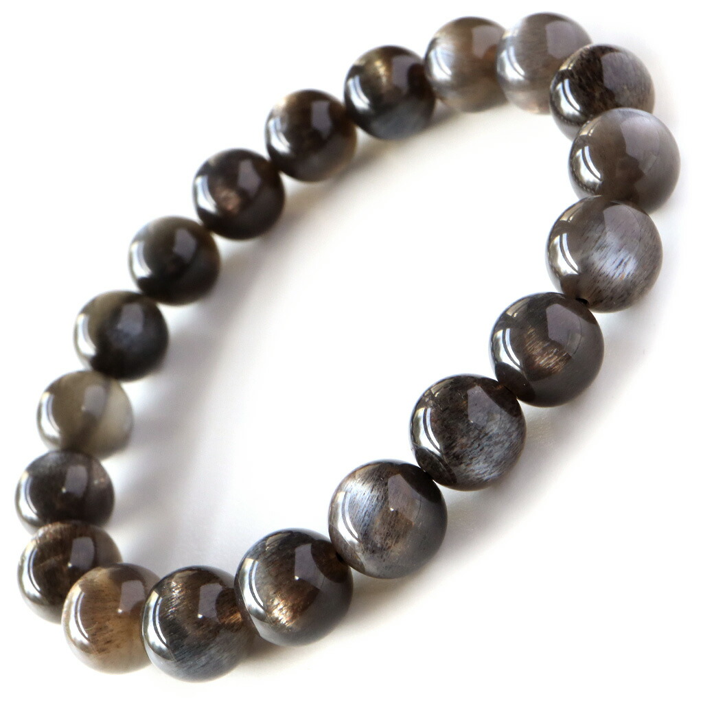 楽天市場】ブラックスター サンストーン ブレスレット 10mm AAA 天然石