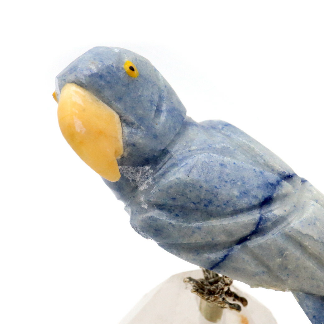 楽天市場】天然石 鳥 置き物 オーナメント 宝石鳥 インコ ソーダライト