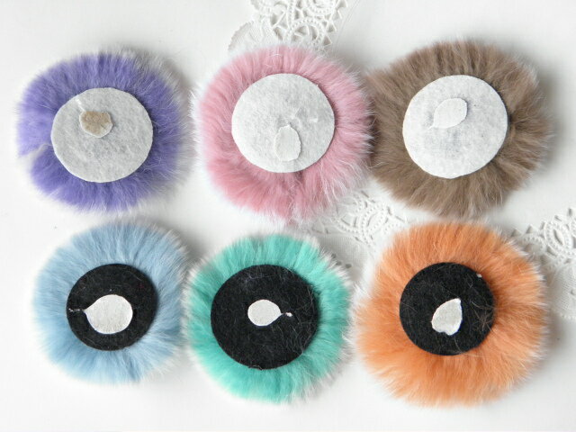 楽天市場】くるくるラビットファー 2個 ラビット ファー ストラップ