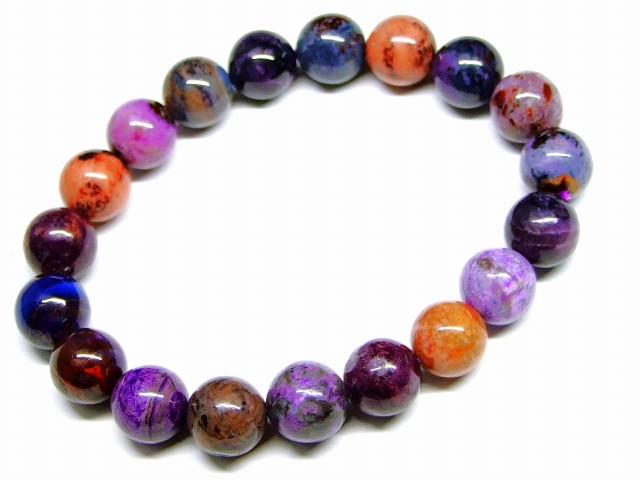 楽天市場】65632 スギライト 10mm 5A ブレスレット 内径17cm ポーチ