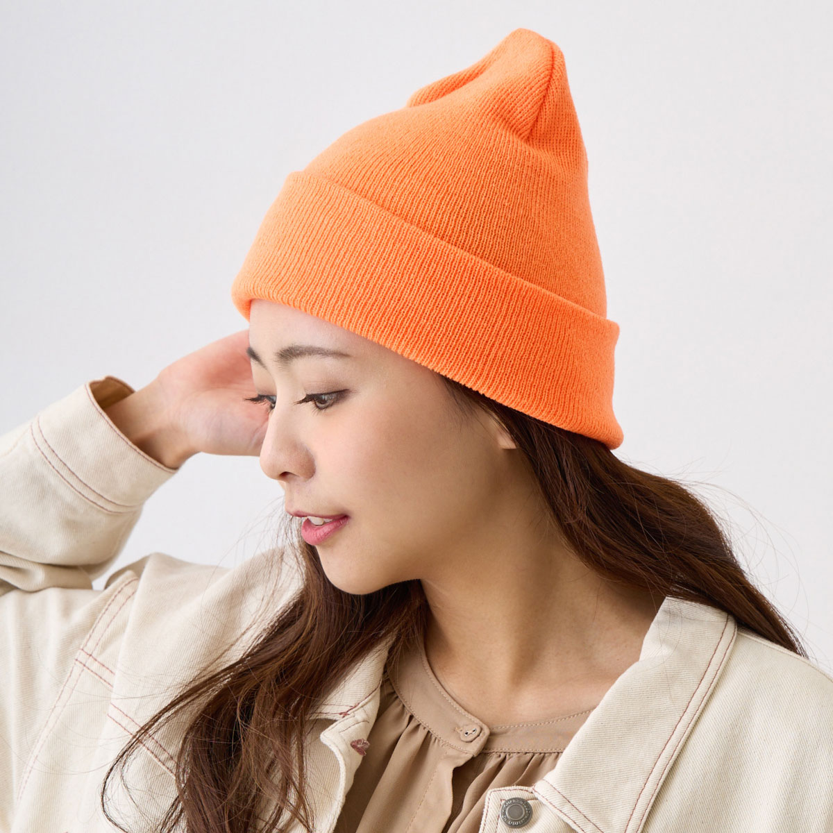 楽天市場】【エントリーでポイント5倍】ニット帽 アクリル 秋冬