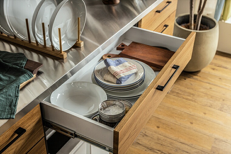 楽天市場】台所 カウンター カウンターテーブル diy カウンター上収納