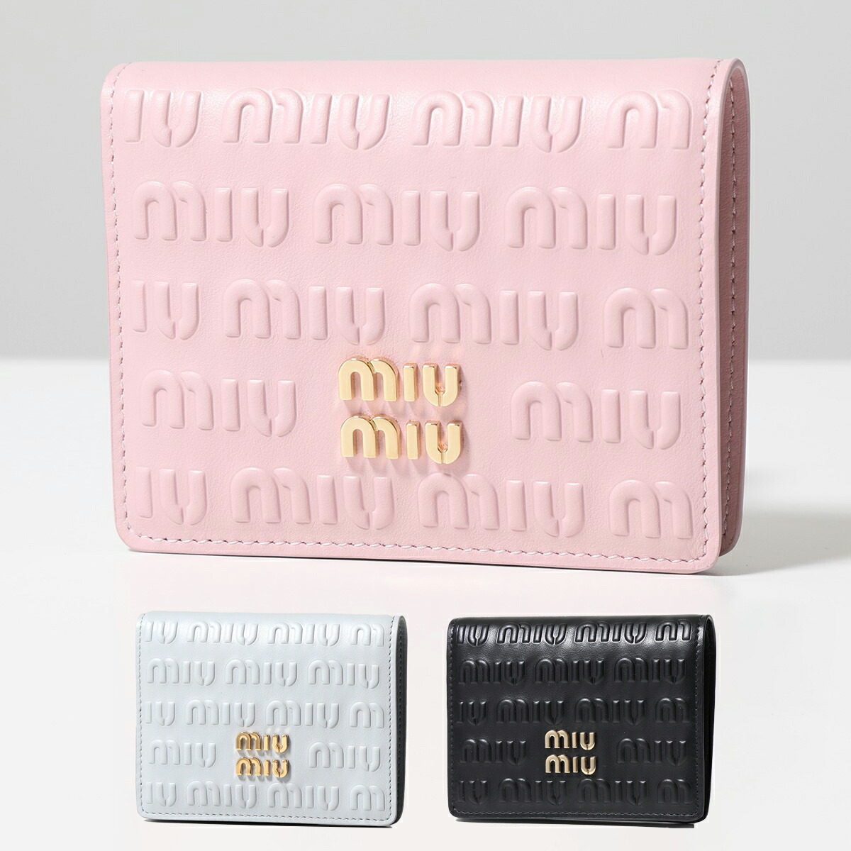 楽天市場】MIUMIU ミュウミュウ 二つ折り財布 5MV204 2F5X レディース