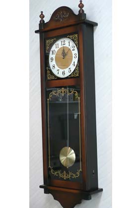 楽天市場】木枠 柱時計 振り子 壁掛け 時計 木製 ふりこ 掛時計 SEIKO