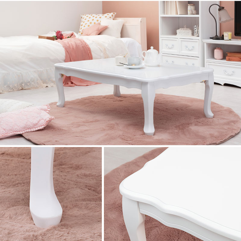 楽天市場】猫脚折りたたみテーブル幅100cm【Kira】（テーブル 折り畳み