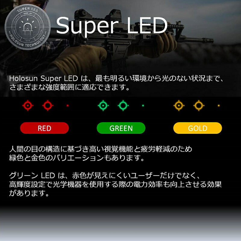 楽天市場】【10%OFF！】HOLOSUN / ホロサン ドットサイト HS507C X2
