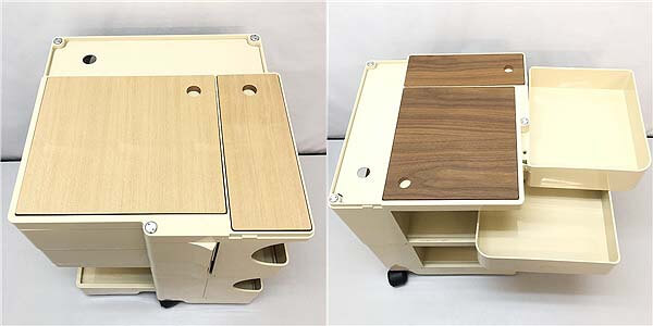 楽天市場】【中古】 B-LINE ボビーワゴン 2段 2トレイ ベージュ 日本