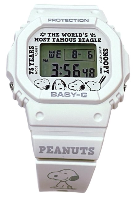 楽天市場】未使用 限定 PEANUTS CASIO G-SHOCK BABY-G 75周年記念