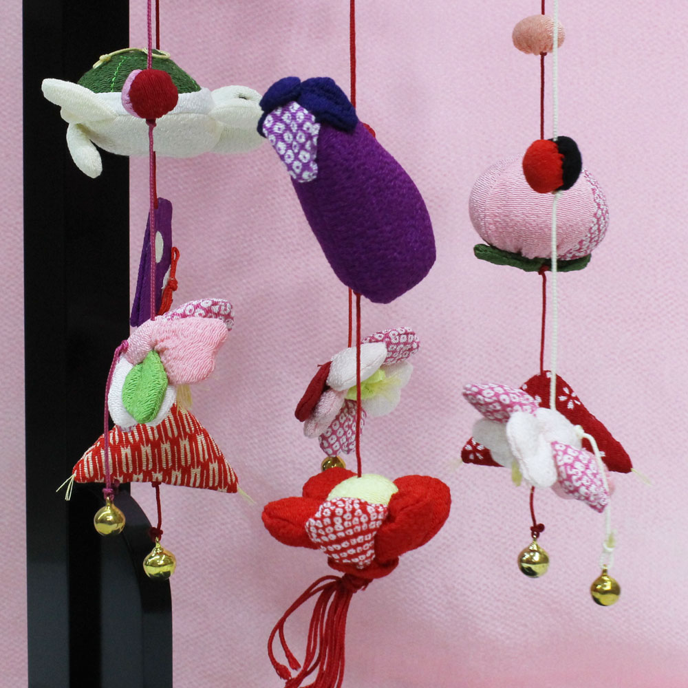 楽天市場】縁起花飾り FUKU2702-589 木製飾り台付 スタンド付き つるし